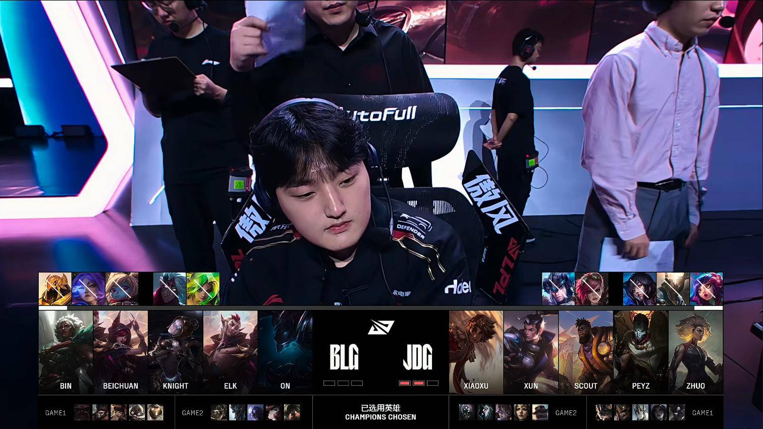 WBG险胜LGD，Scout团战一打五峡谷大战小组赛，锁定晋级资格